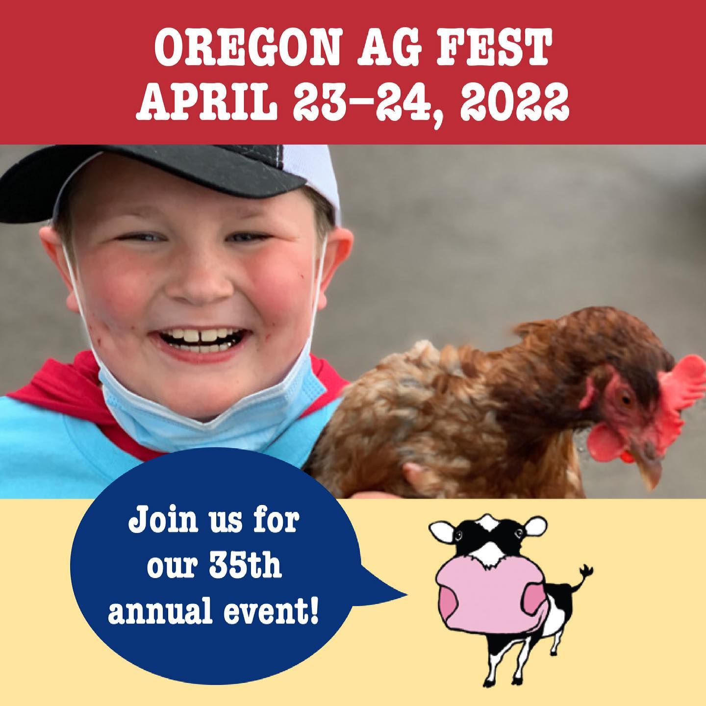 Oregon Ag Fest – April 23-24, 2022 at the Oregon State Fairground