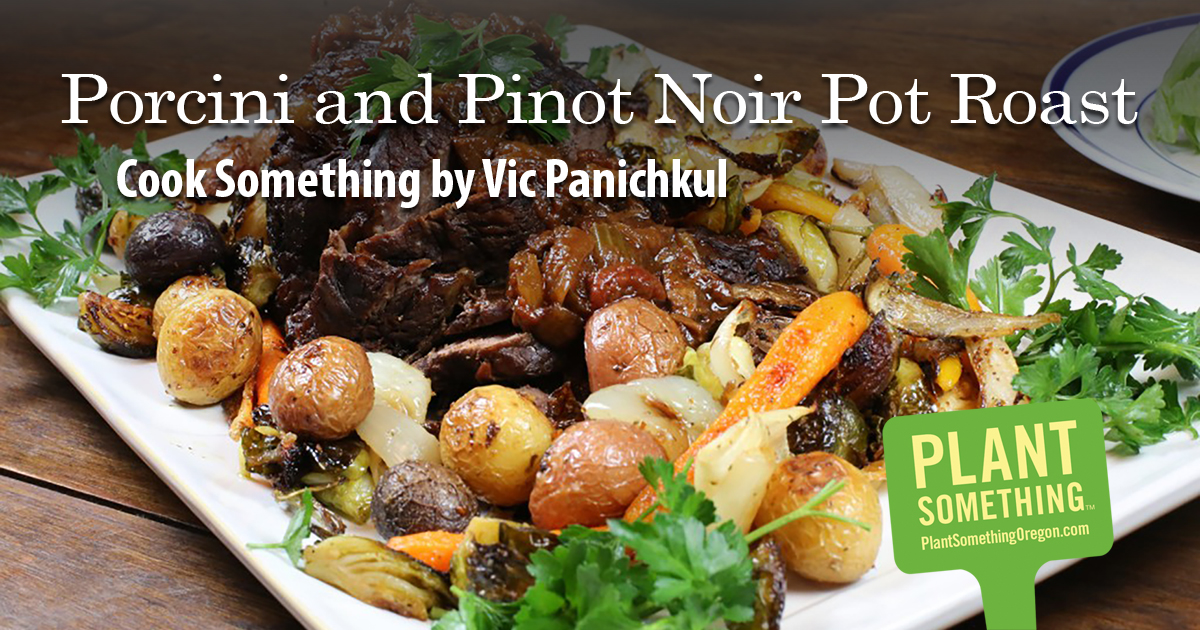 Porcini and pinot noir kick pot roast up a notch
