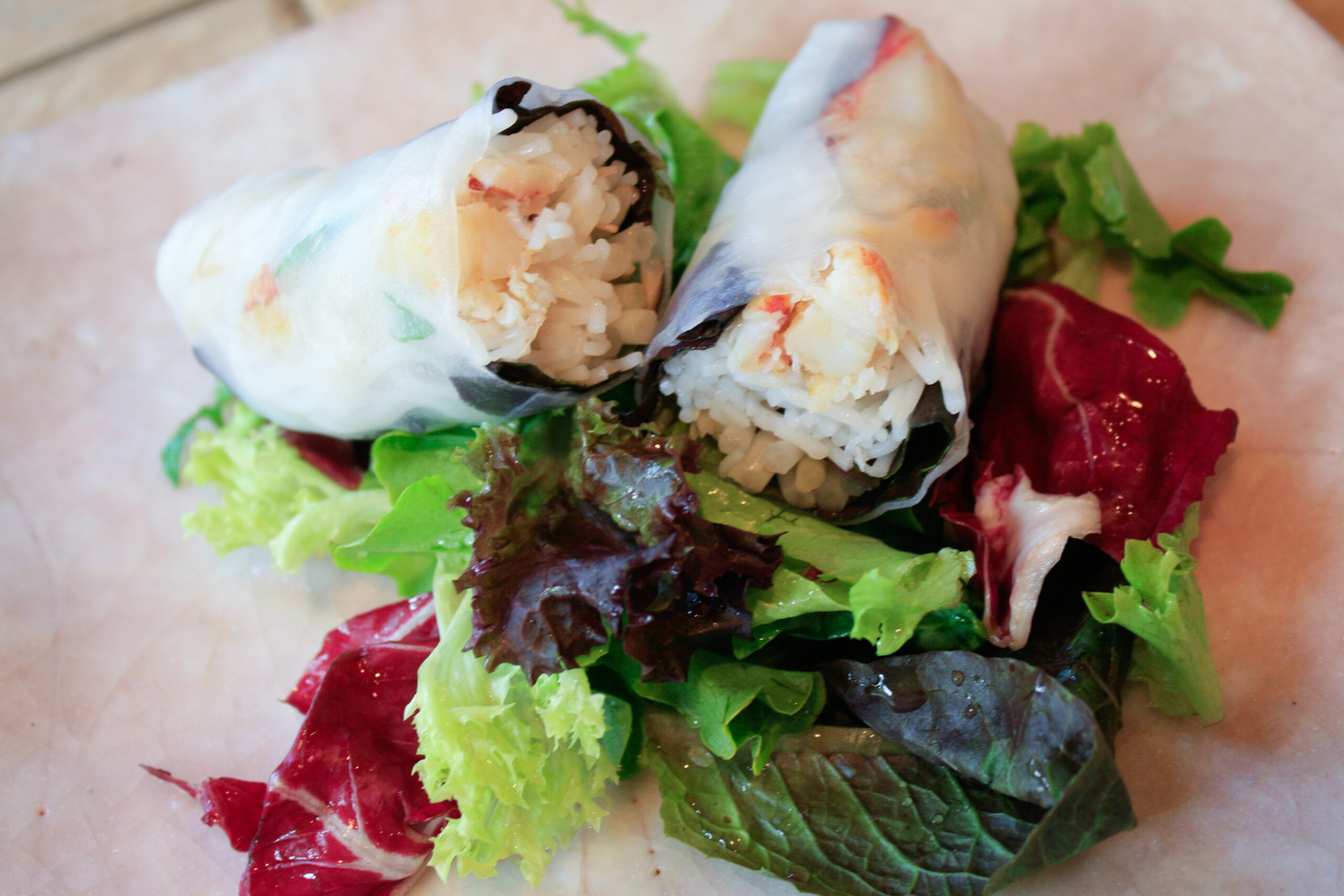 Celebrate spring with crab rolls