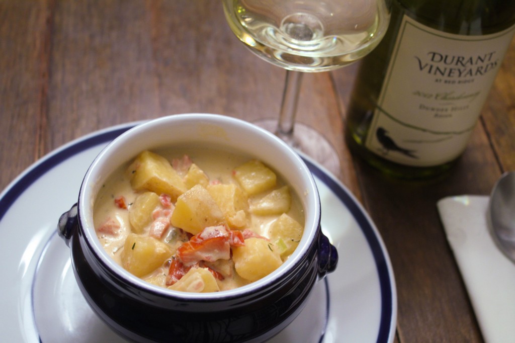 Warm up with an easy and tasty Smoked Salmon Chowder