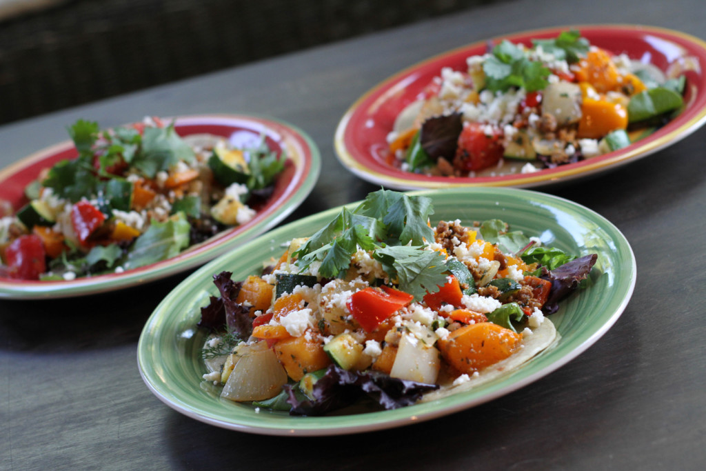 Go vegan with tasty and hearty Tex-Mex deconstructed enchiladas